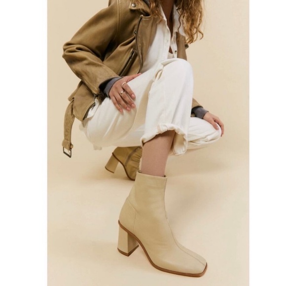 Free People Sienna Boots 39 8.5 Ivory Cream - Picture 2 of 15